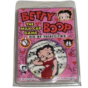 Betty Boop 1994 Milk Cap Game Slammer Factory Sealed
